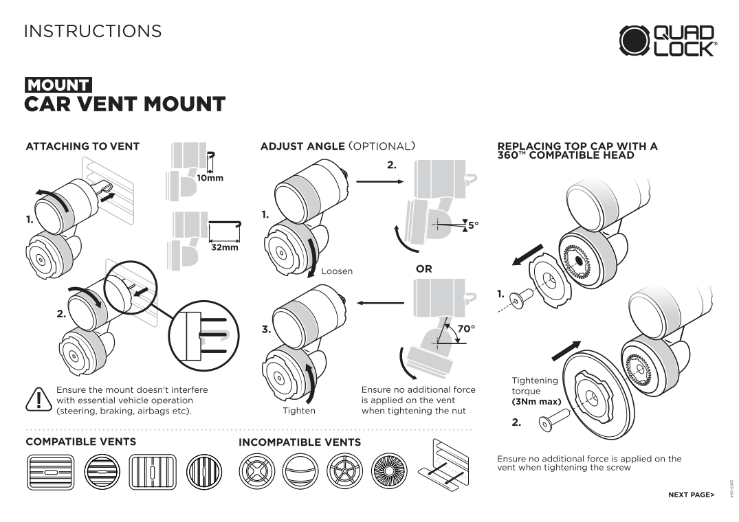 Car - Vent Mount