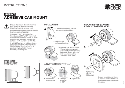 Car - Adhesive Dash/Console Mount