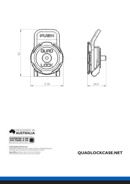 Quad Lock® 360 Head - Lever