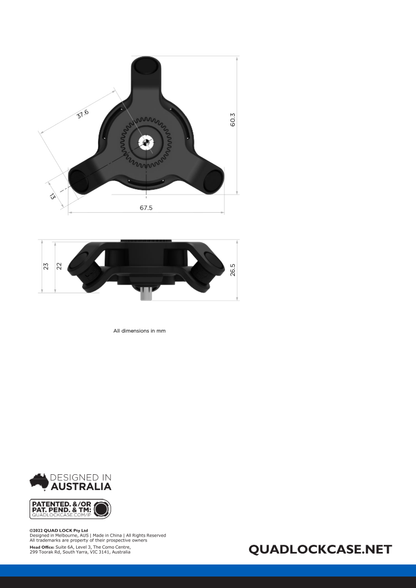 Quad Lock® Motorcycle Vibration Dampener