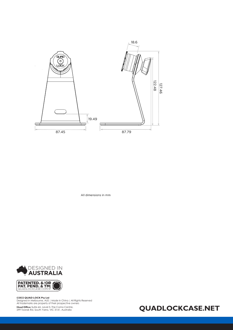 Quad Lock® Desk Mount - V2