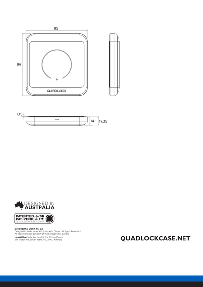 Quad Lock® Wireless Charging Pad