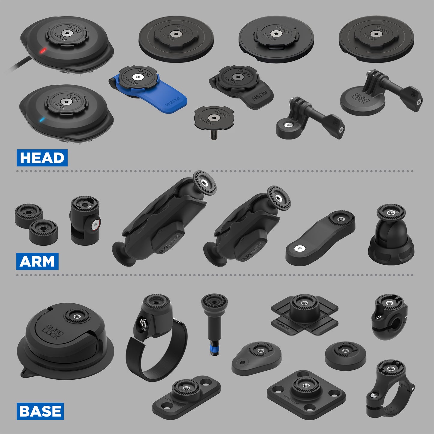 Quad Lock® USB Weatherproof Wireless Charging Head