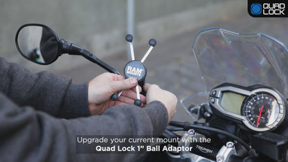 Quad Lock® 1" Ball Adaptor Mount (V2)